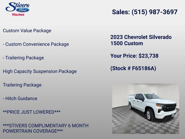 2023 Chevrolet Silverado 1500 Custom