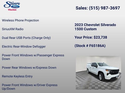 2023 Chevrolet Silverado 1500 Custom