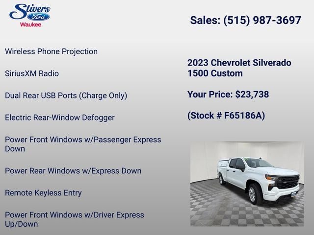 2023 Chevrolet Silverado 1500 Custom