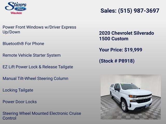 2020 Chevrolet Silverado 1500 Custom