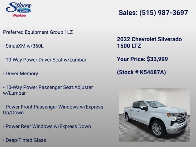 2022 Chevrolet Silverado 1500 LTZ