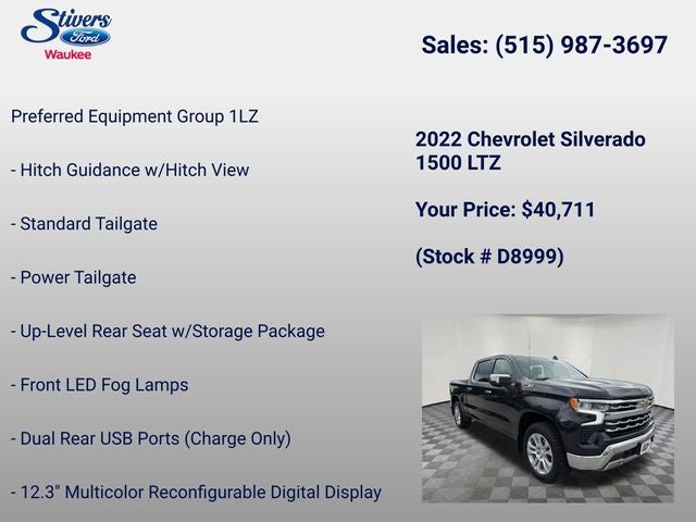 2022 Chevrolet Silverado 1500 LTZ