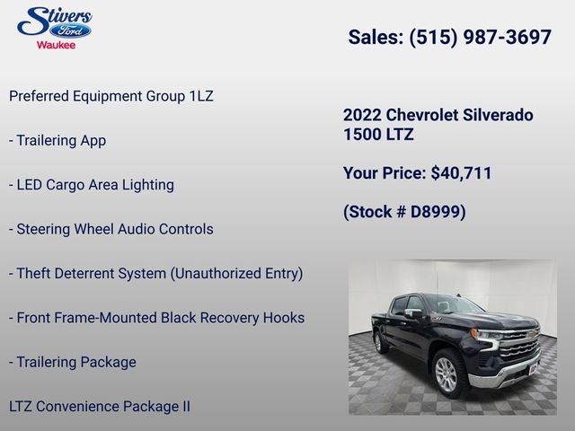 2022 Chevrolet Silverado 1500 LTZ