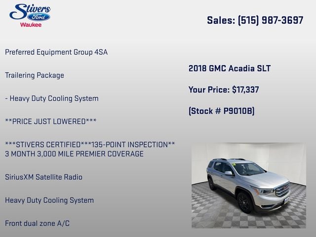 2018 GMC Acadia SLT-1