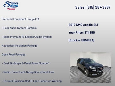 2016 GMC Acadia SLT-1