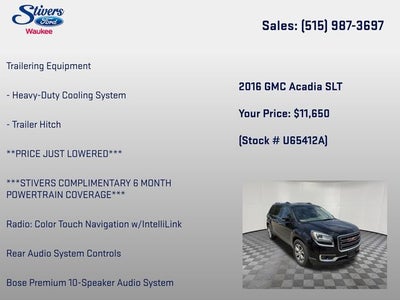 2016 GMC Acadia SLT-1
