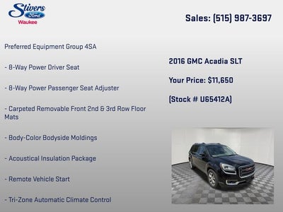 2016 GMC Acadia SLT-1