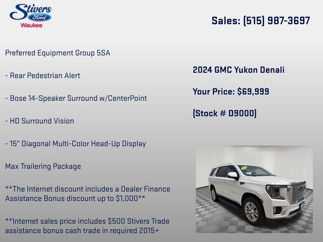 2024 GMC Yukon Denali