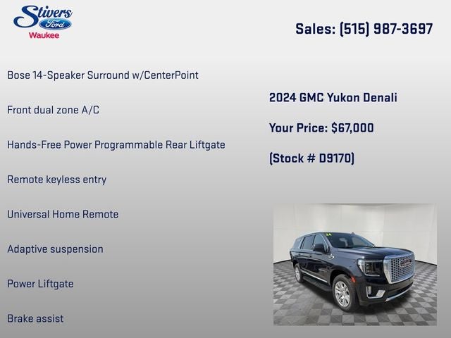 2024 GMC Yukon Denali