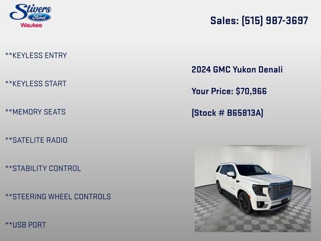 2024 GMC Yukon Denali