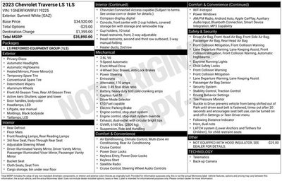 2023 Chevrolet Traverse LS