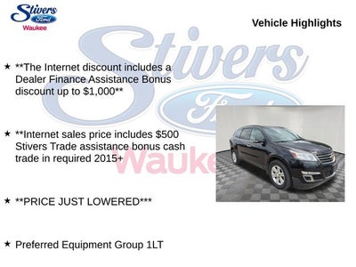 2014 Chevrolet Traverse LT 1LT
