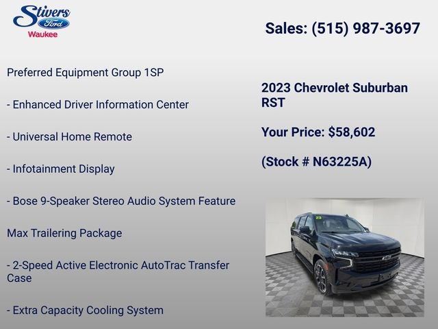 2023 Chevrolet Suburban RST