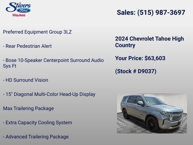 2024 Chevrolet Tahoe High Country