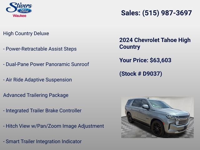 2024 Chevrolet Tahoe High Country