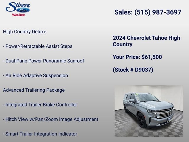 2024 Chevrolet Tahoe High Country