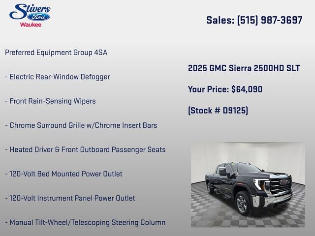 2025 GMC Sierra 2500HD SLT