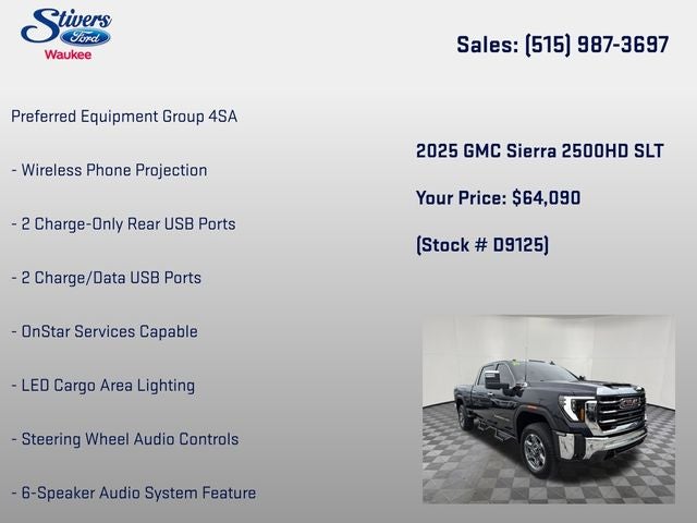 2025 GMC Sierra 2500HD SLT