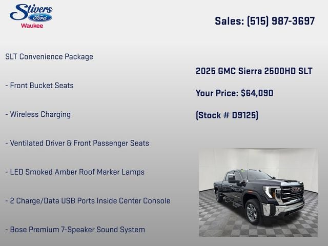 2025 GMC Sierra 2500HD SLT