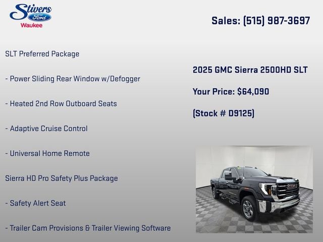 2025 GMC Sierra 2500HD SLT