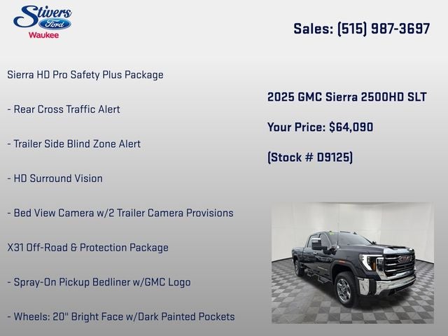 2025 GMC Sierra 2500HD SLT
