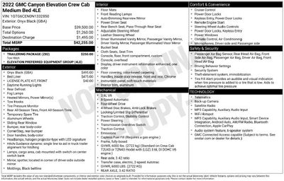 2022 GMC Canyon Elevation
