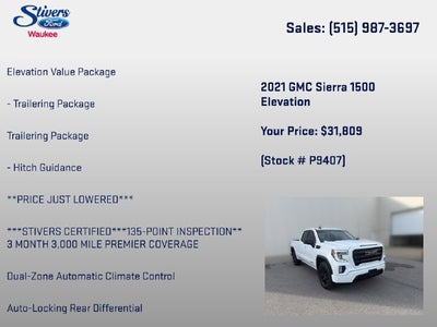 2021 GMC Sierra 1500 Elevation