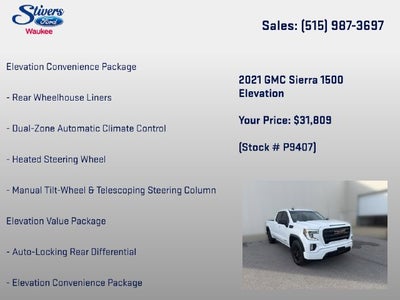 2021 GMC Sierra 1500 Elevation