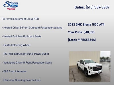 2022 GMC Sierra 1500 AT4