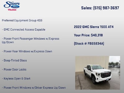 2022 GMC Sierra 1500 AT4
