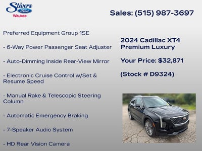 2024 Cadillac XT4 Premium Luxury