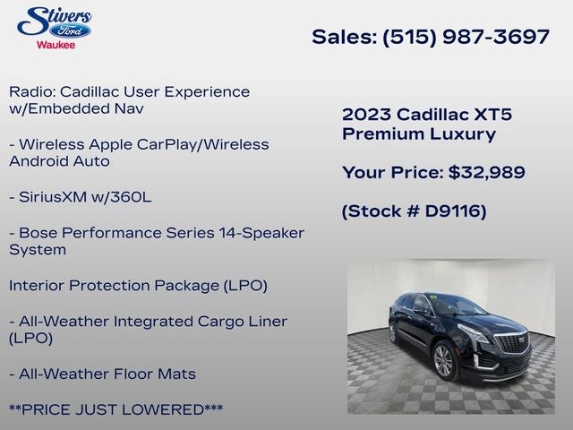 2023 Cadillac XT5 Premium Luxury