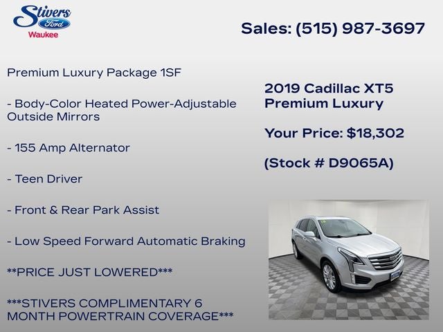 2019 Cadillac XT5 Premium Luxury