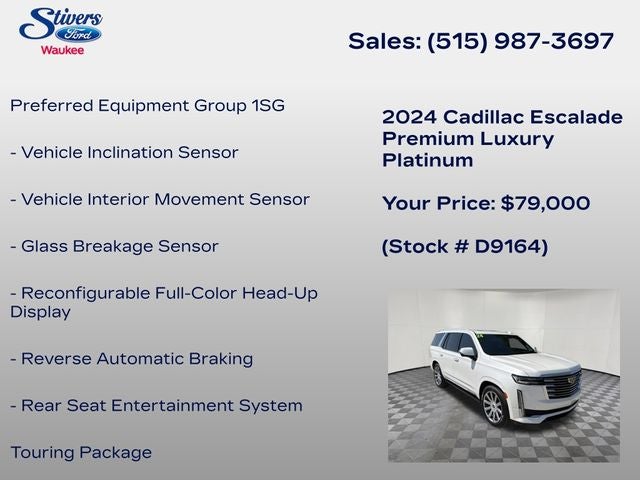 2024 Cadillac Escalade Premium Luxury Platinum
