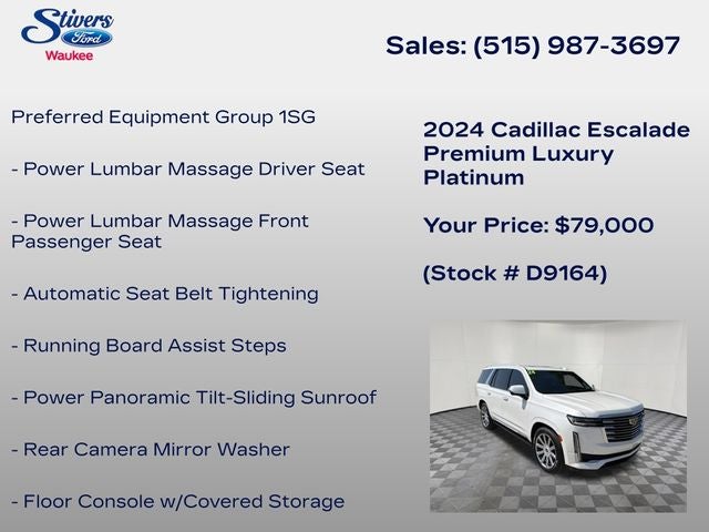 2024 Cadillac Escalade Premium Luxury Platinum
