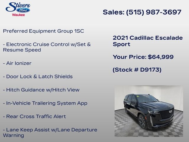 2021 Cadillac Escalade Sport