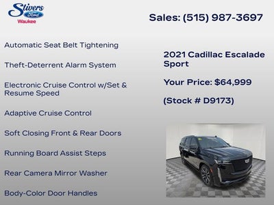 2021 Cadillac Escalade Sport