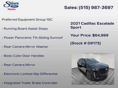 2021 Cadillac Escalade Sport
