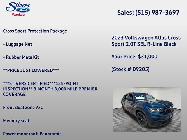2023 Volkswagen Atlas Cross Sport 2.0T SEL R-Line
