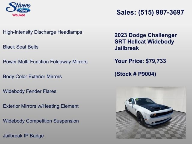 2023 Dodge Challenger SRT Hellcat Widebody