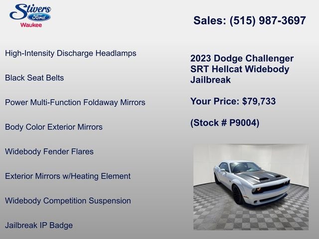 2023 Dodge Challenger SRT Hellcat Widebody