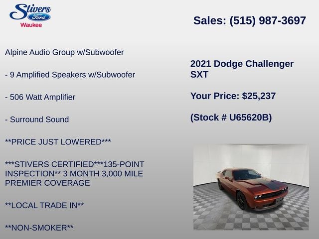 2021 Dodge Challenger SXT