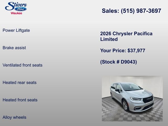 2026 Chrysler Pacifica Limited