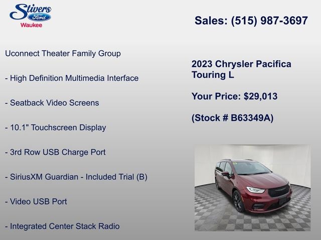 2023 Chrysler Pacifica Touring L