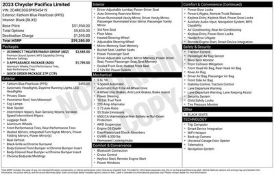 2023 Chrysler Pacifica Limited