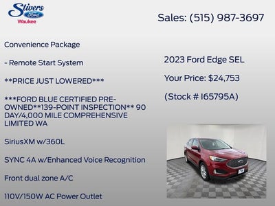 2023 Ford Edge SEL