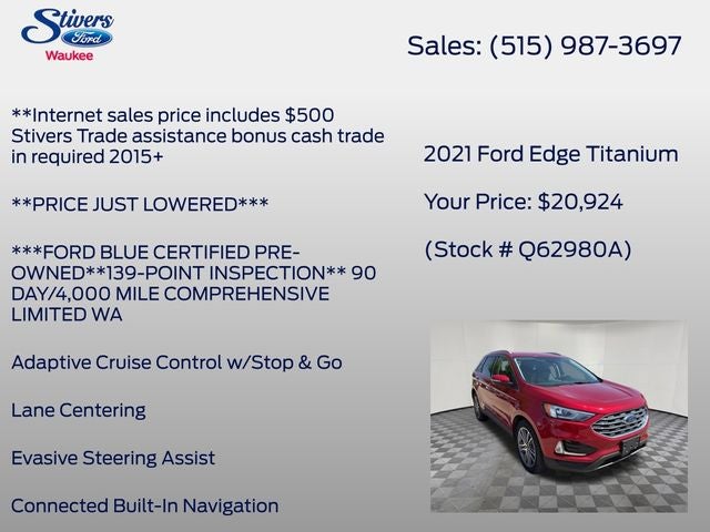 2021 Ford Edge Titanium
