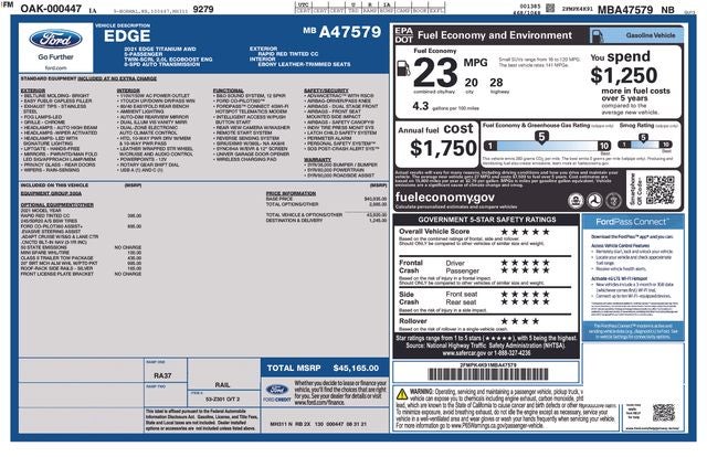 2021 Ford Edge Titanium