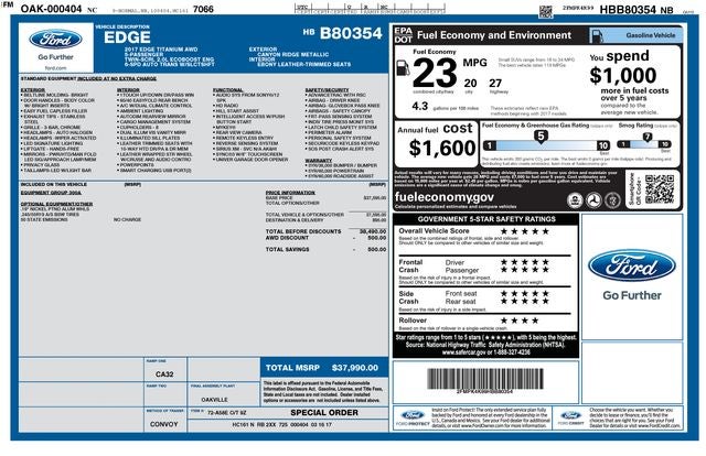 2017 Ford Edge Titanium