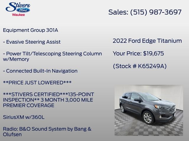 2022 Ford Edge Titanium